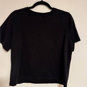 Babaton Black Crew Neck Top